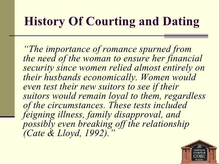 The Courtship Importance Of Is What The Courtship Importance Of Is What